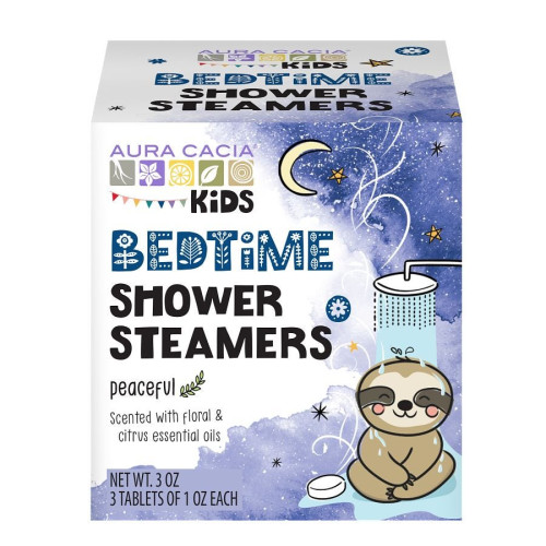 Aura Cacia Kids Bedtime Shower Steamers 3 oz.