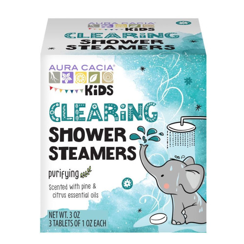 Aura Cacia Kids Clearing Shower Steamers 3 oz.