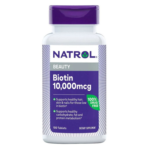Natrol Biotin Beauty Tablets 10,000 mcg 100 count