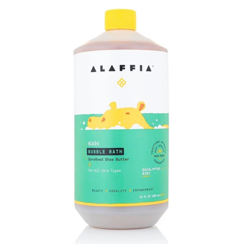 Alaffia Kids Eucalyptus Mint Bubble Bath 32 fl. oz.