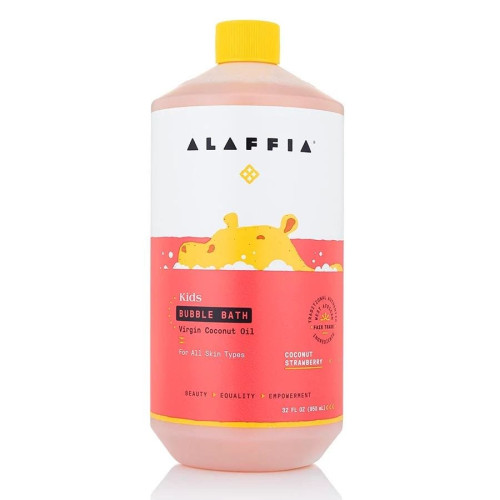 Alaffia Coconut Coconut Strawberry Kids Bubble Bath 32 fl. oz.