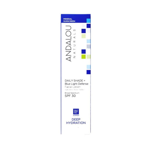 Andalou Naturals Deep Hydration Daily Shade + Blue Light Defense SPF 30 Facial Lotion 2.7 fl. oz.