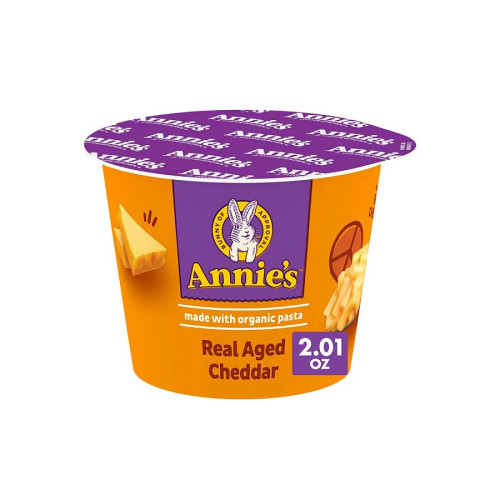 Annie's Real Aged Cheddar Mac & Cheese 2.01 oz. cup