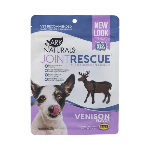 Ark Naturals Joint Rescue Venison Soft Dog Chews 9 oz.