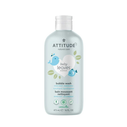 Attitude Baby Leaves Good Night Bubble Wash 16 fl. oz.