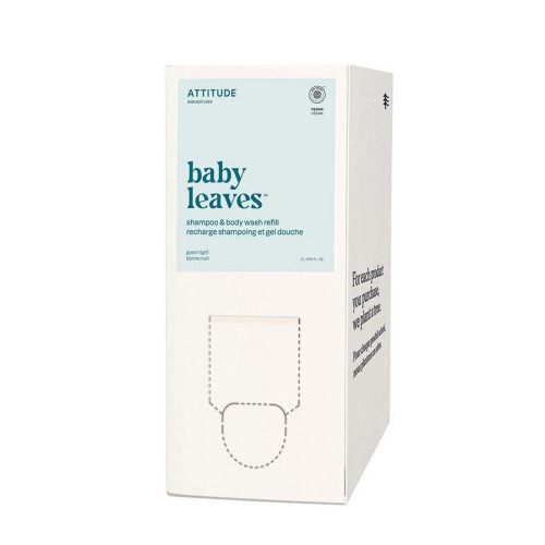 Attitude Baby Leaves Good Night Shampoo and Body Wash Refill 67.6 fl. oz.