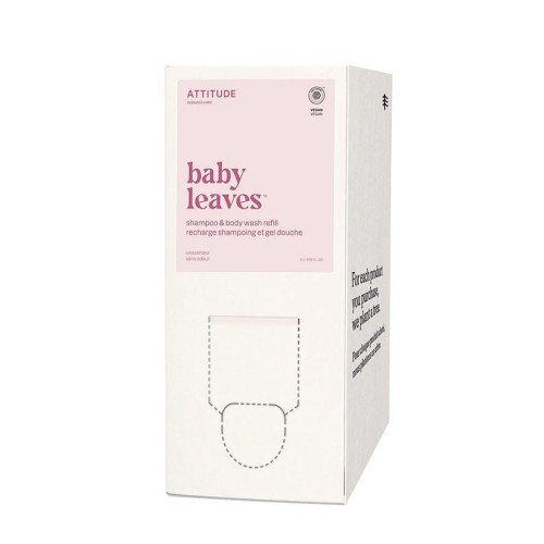 Attitude Baby Leaves Unscented Shampoo and Body Wash Refill 67.6 fl. oz.