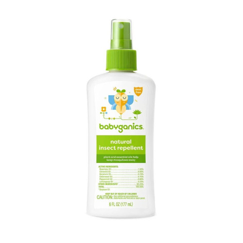 Babyganics Fragrance-Free Baby Natural Insect Repellent Spray 6 fl. oz.