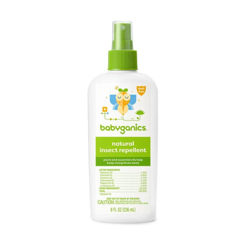 Babyganics Fragrance-Free Baby Natural Insect Repellent Spray 8 fl. oz.