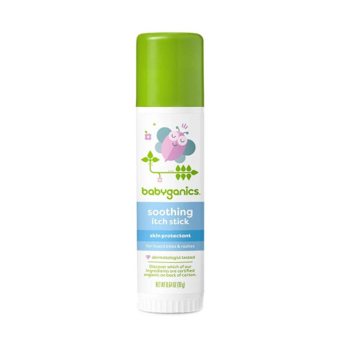 Babyganics Fragrance-Free Baby Soothing Itch Stick 0.64 oz.
