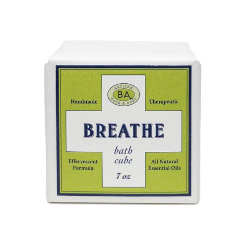 Baudelaire Breathe Bath Effervescent Cube 7 oz.