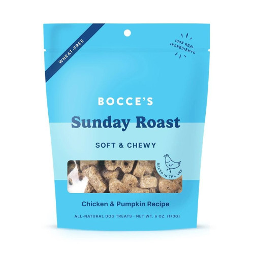 Bocce's Bakery Sunday Roast Soft & Chewy Dog Treats 6 oz.