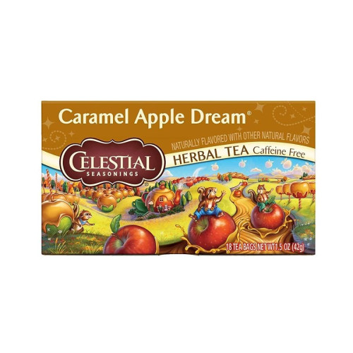 Celestial Seasonings Caramel Apple Dream Holiday Tea 18 tea bags