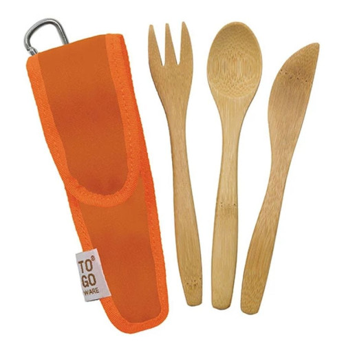 To-Go Ware Orange Reusable RePEaT Utensil Sets for Kids