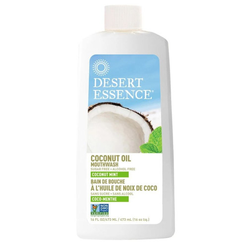 Desert Essence Coconut Oil Coconut Mint Mouthwash 16 fl. oz.