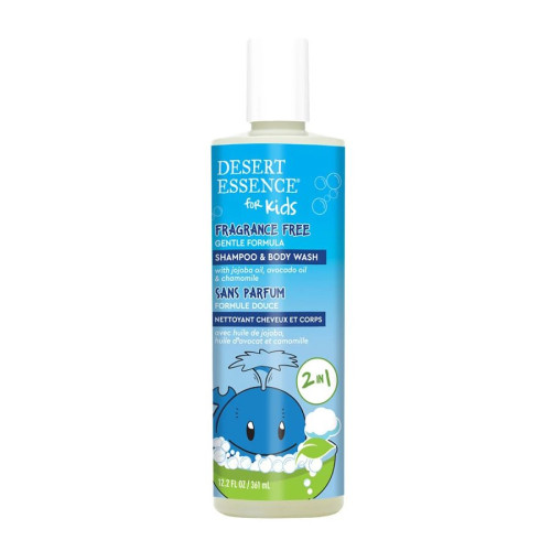 Desert Essence Fragrance-Free Kids 2-in-1 Shampoo & Body Wash 12 fl. oz.