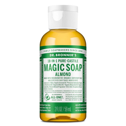 Dr. Bronner's 18-in-1 Pure-Castile Almond Soap 2 fl. oz.