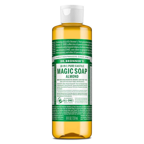 Dr. Bronner's 18-in-1 Pure-Castile Almond Soap 8 fl. oz.