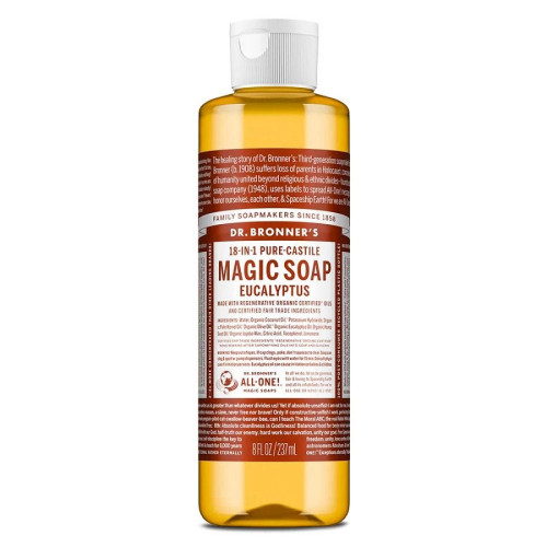 Dr. Bronner's 18-in-1 Pure-Castile Eucalyptus Magic Soap 8 fl. oz.