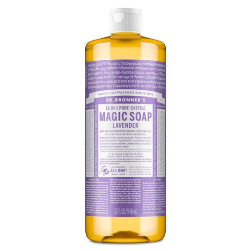 Dr. Bronner's 18-in-1 Pure-Castile Lavender Magic Soap 32 fl. oz.
