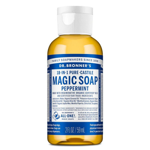 Dr. Bronner's 18-in-1 Pure-Castile Peppermint Magic Soap 2 fl. oz.