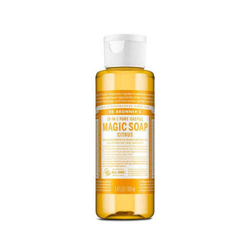 Dr. Bronner's 18-in-1 Pure Castile Citrus Orange Magic Soap 3.4 fl. oz.