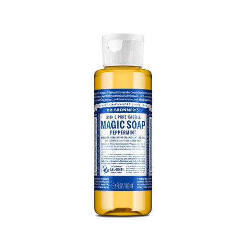 Dr. Bronner's 18-in-1 Pure Castile Peppermint Magic Soap 3.4 fl. oz.