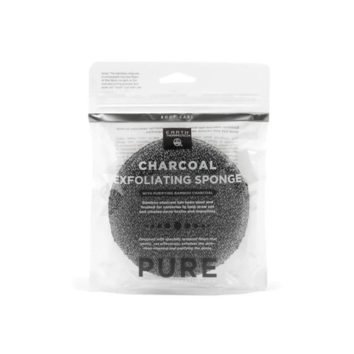 Earth Therapeutics Charcoal Exfoliating Round Sponge