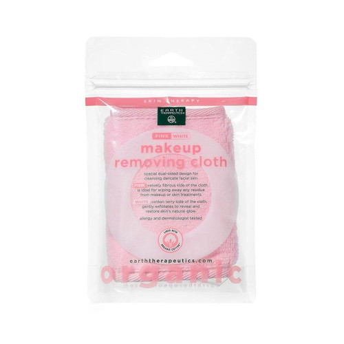 Earth Therapeutics Organic Cotton Pink Makeup Removing Cloth