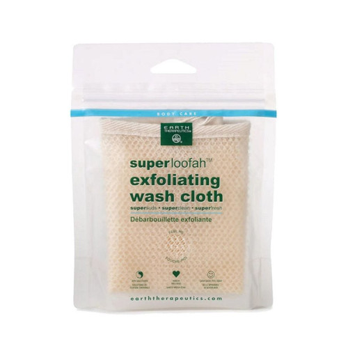 Earth Therapeutics Super Loofah Exfoliating Wash Cloth