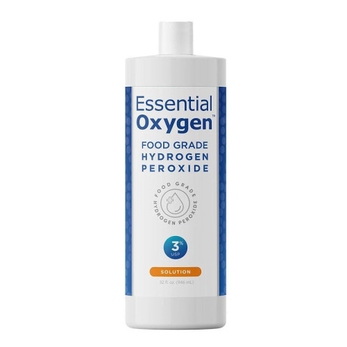 Essential Oxygen Food Grade 3% Hydrogen Peroxide 32 fl. oz.