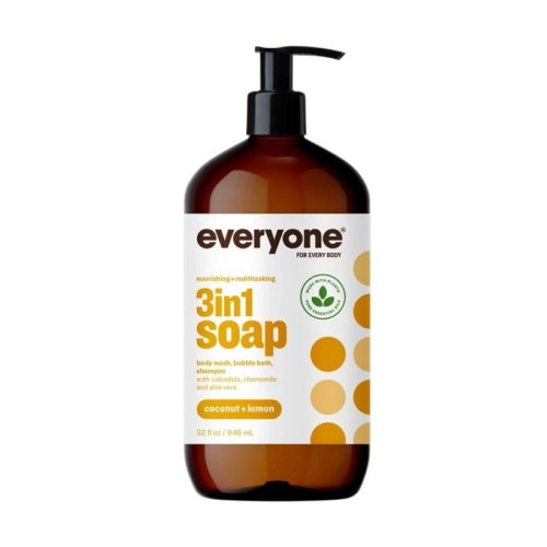 Everyone Coconut + Lemon 3-in-1 Liquid Soap 32 fl. oz.
