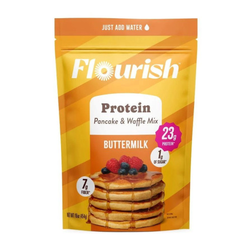 Flourish Buttermilk Protein Pancake Mix 16 oz.