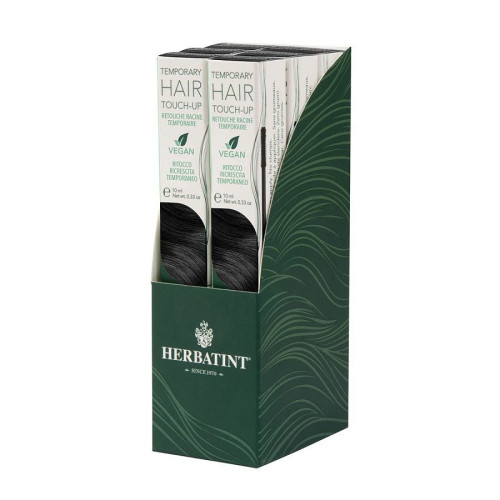 Herbatint Black Temporary Hair Root Touch-Up Display 6 (0.33 oz.) tubes