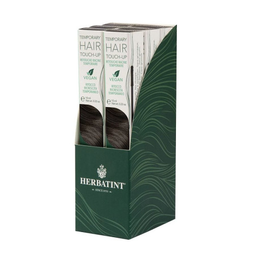 Herbatint Dark Chestnut Temporary Hair Root Touch-Up Display 6 (0.33 oz.) tubes