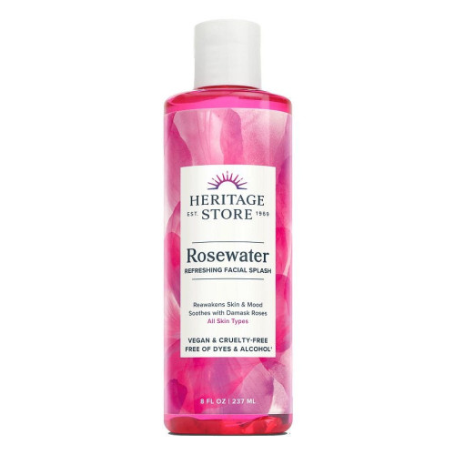 Heritage Store Rosewater Refreshing Facial Splash 8 fl. oz.