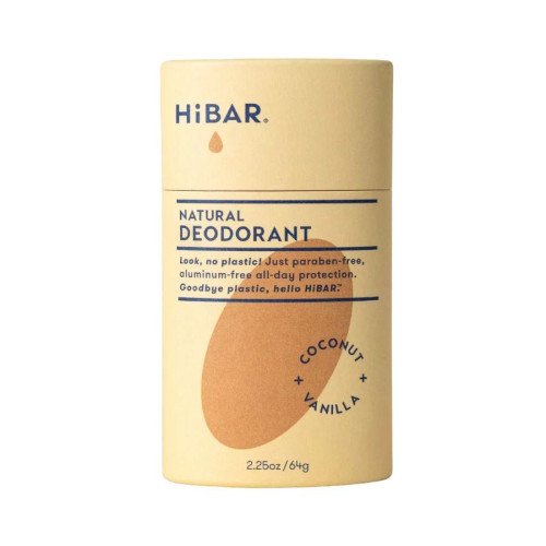HiBar Coconut + Vanilla Plastic-Free Deodorant 2.25 oz.