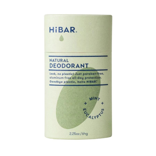 HiBar Eucalyptus + Mint Plastic-Free Deodorant 2.25 oz.