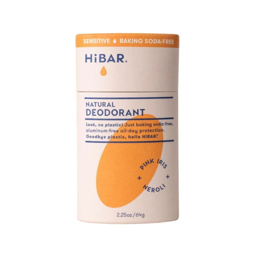 HiBar Sensitive Pink Iris + Neroli Plastic-Free Deodorant 2.25 oz.