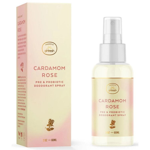 Honestly pHresh Cardamom Rose Pre + Probiotic Deodorant Spray 2 oz