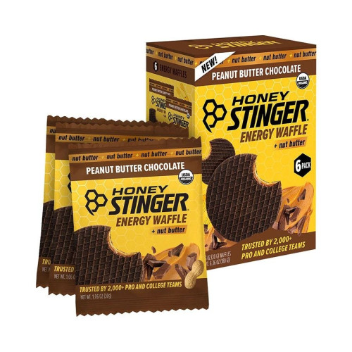 Honey Stinger Organic Peanut Butter Chocolate Waffles 6 (1.06 oz.) waffles
