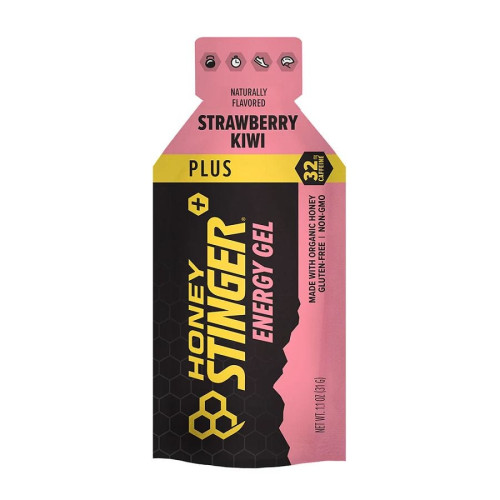 Honey Stinger Strawberry Kiwi Plus+ Caffeinated Energy Gels 1.1 fl. oz.