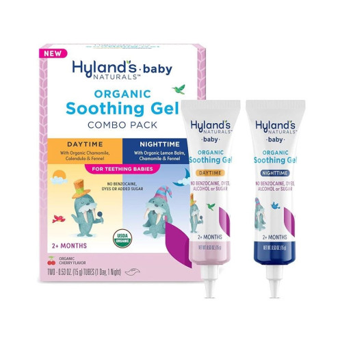 Hyland's Organic Baby Cherry Soothing Gel Combo Pack 1.06 oz.