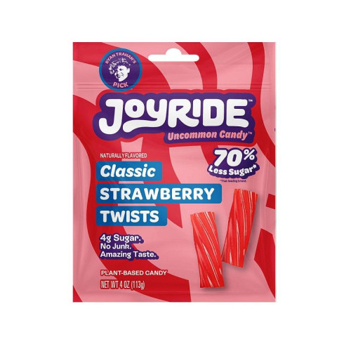 Joyride Low Sugar Classic Strawberry Twists 4 oz.