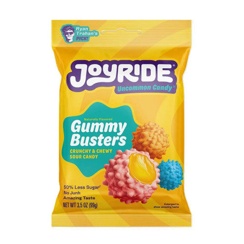 Joyride Low Sugar Crunchy Sour Gummy Busters 3.5 oz.