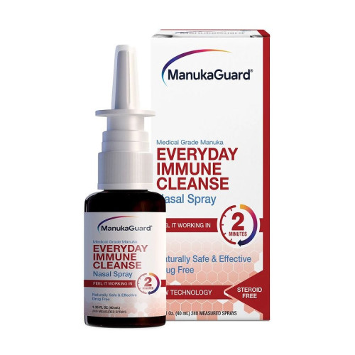 ManukaGuard Everyday Immune Cleanse Nasal Spray Medical Grade Manuka Honey 1 fl. oz.