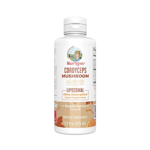 MaryRuth's Maple Spice Organic Cordyceps Mushroom Sugar-Free Liposomal 7.6 fl. oz.