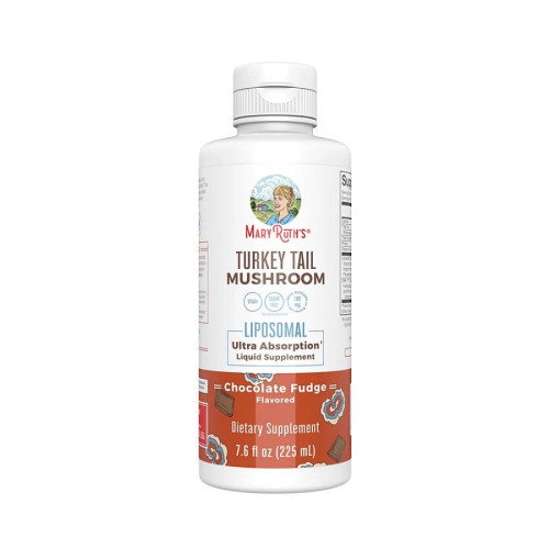 MaryRuth's Chocolate Fudge Turkey Tail Mushroom Sugar-Free Liposomal 7.6 fl. oz.