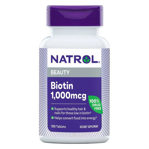 Natrol Biotin Beauty Tablets 1,000 mcg 100 count