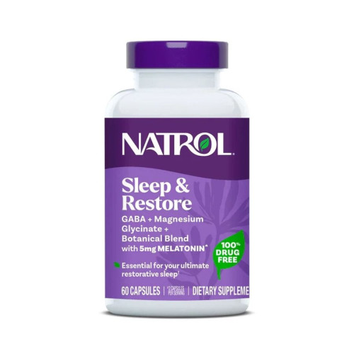 Natrol Sleep & Restore with 5mg Melatonin 60 capsules